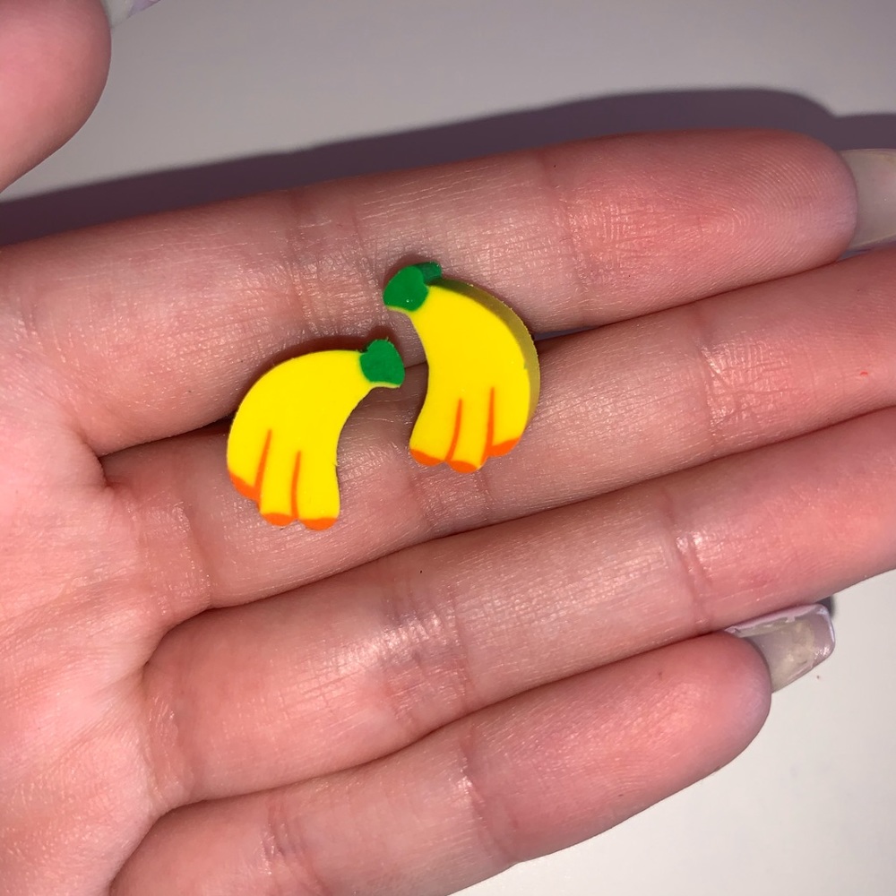 Banana DIY Earrings